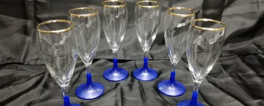 Bicchieri a Calice flute Bormioli set da 6 pezzi