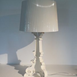 KARTELL LAMPADE DA TAVOLO BOURGIE VERSIONE BIANCO ORO